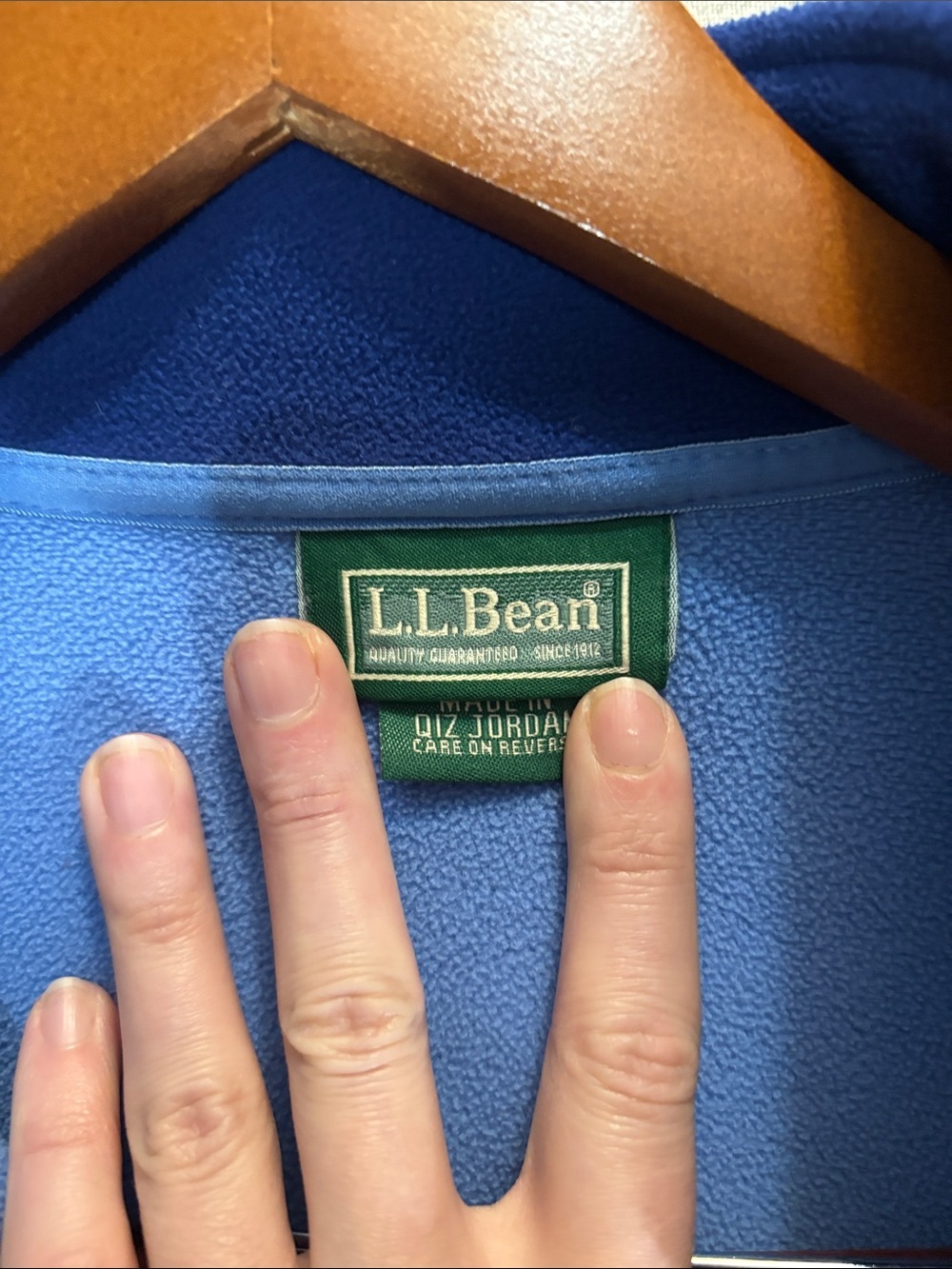 L.L. Bean Women’s Polartec Full-Zip Fleece Jacket Blue Size M EUC - Picture 2 of 12